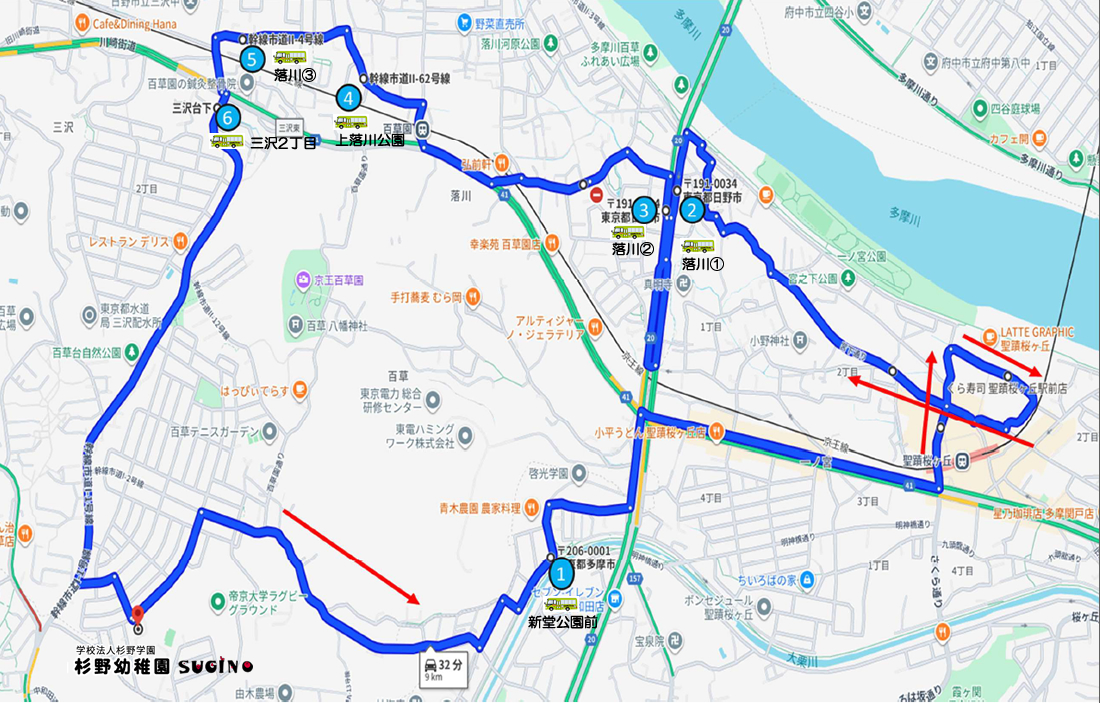 聖蹟桜ヶ丘・落川コース